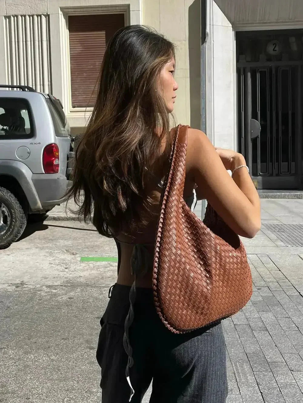 Bolso Hobo Piper Trenzado – Bolso Grande