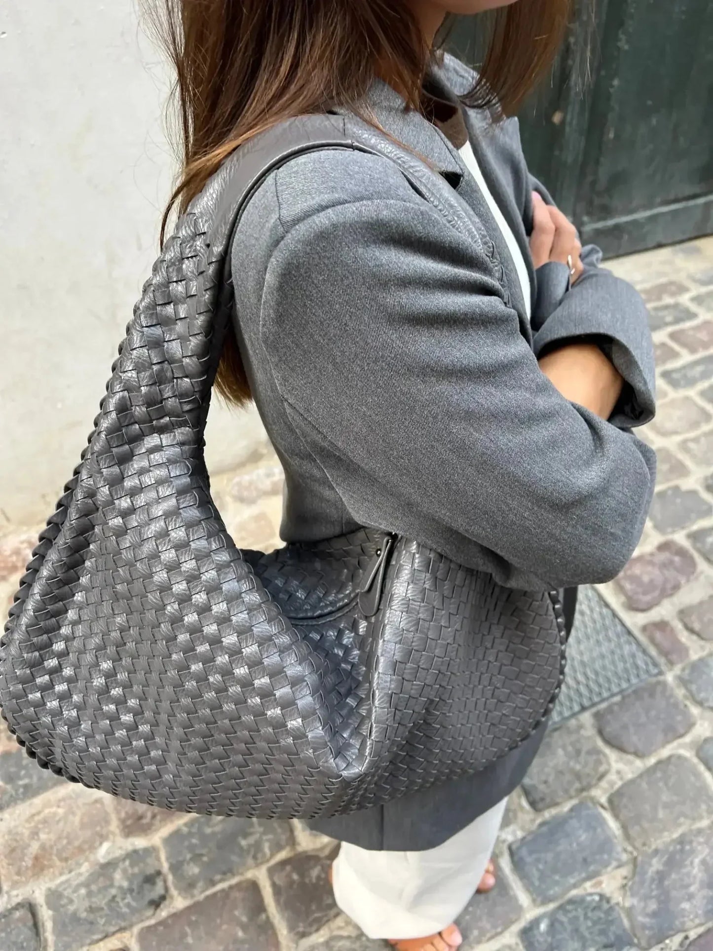 Bolso Hobo Piper Trenzado – Bolso Grande