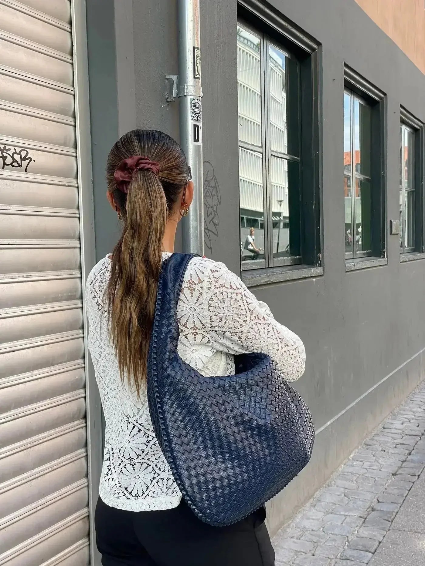 Bolso Hobo Piper Trenzado – Bolso Grande