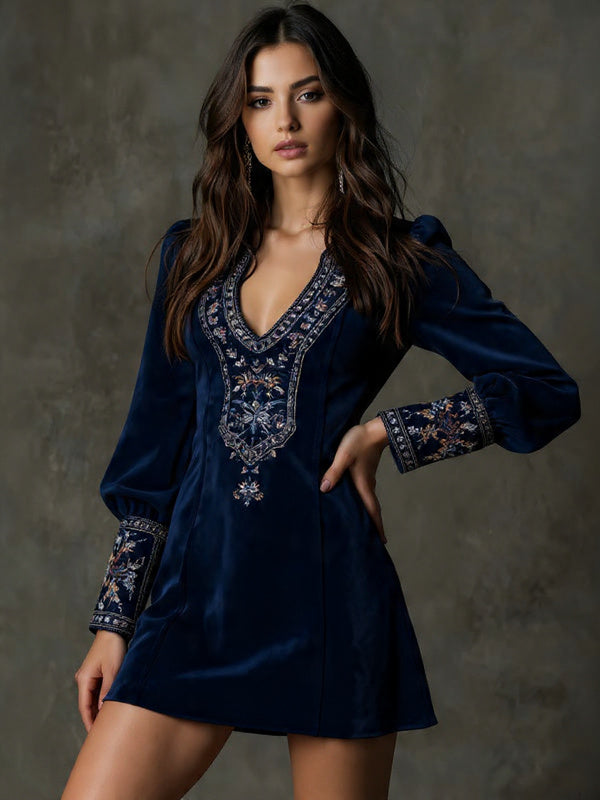 Vestido Canela | Estilo Vintage Bohemio