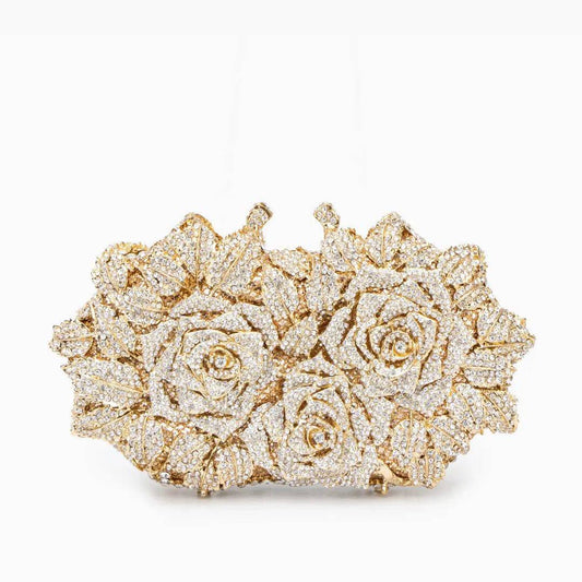 Clutch de Cristales - Rosa eterna