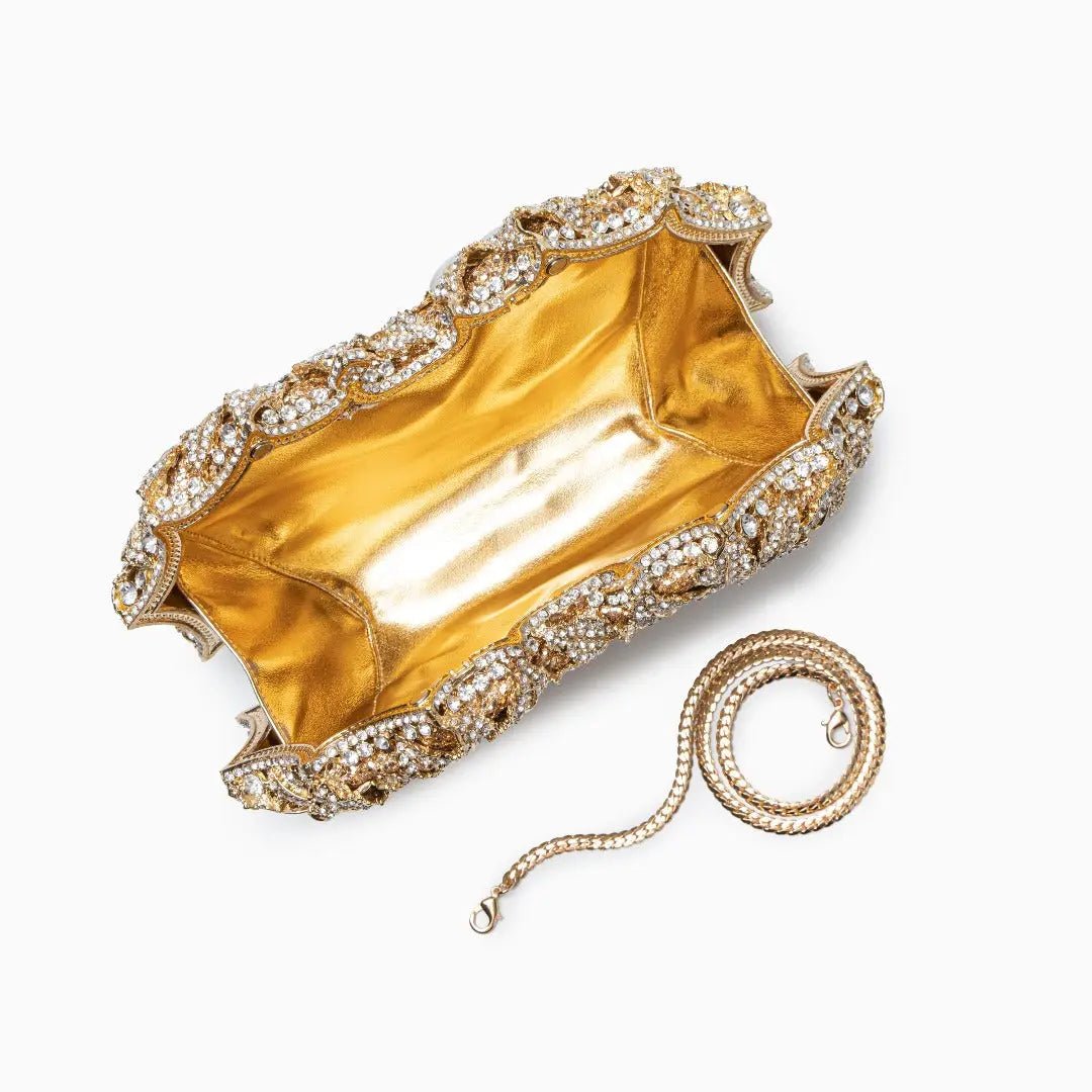 Clutch de Cristales - Rosa eterna