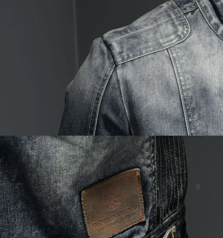 Chamarra Denim Vintage – Estilo Urbano y Versátil